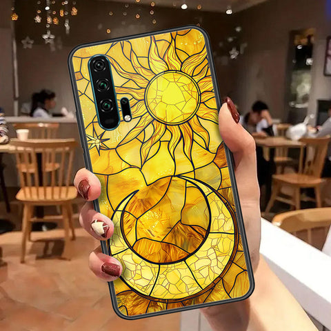 Honor 20 Pro Cover - Celestial Starry Universe Series  - HQ Ultra Shine Premium Infinity Glass Soft Silicon Borders Case