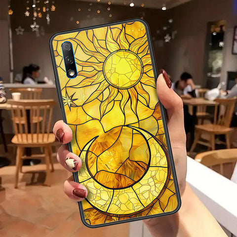 Huawei Enjoy 10 Plus Cover - Celestial Starry Universe Series  - HQ Ultra Shine Premium Infinity Glass Soft Silicon Borders Case