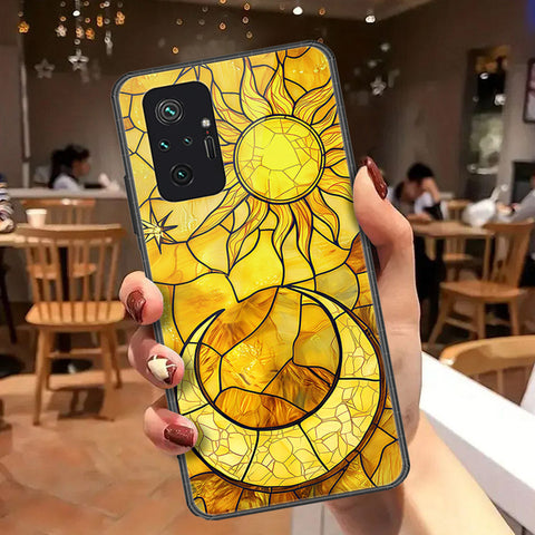 Xiaomi Redmi Note 10 Pro 4G Cover - Celestial Starry Universe Series  - HQ Ultra Shine Premium Infinity Glass Soft Silicon Borders Case