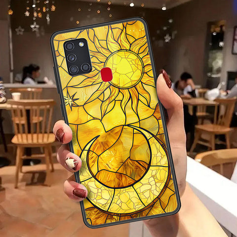 Samsung Galaxy A21s Cover - Celestial Starry Universe Series  - HQ Ultra Shine Premium Infinity Glass Soft Silicon Borders Case