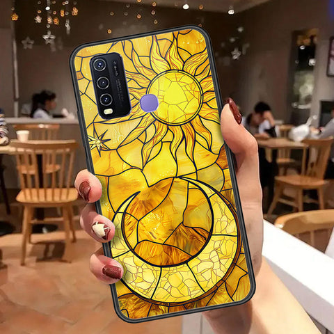 Vivo Y50 Cover - Celestial Starry Universe Series  - HQ Ultra Shine Premium Infinity Glass Soft Silicon Borders Case
