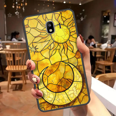 Samsung Galaxy J4 2018 Cover - Celestial Starry Universe Series  - HQ Ultra Shine Premium Infinity Glass Soft Silicon Borders Case