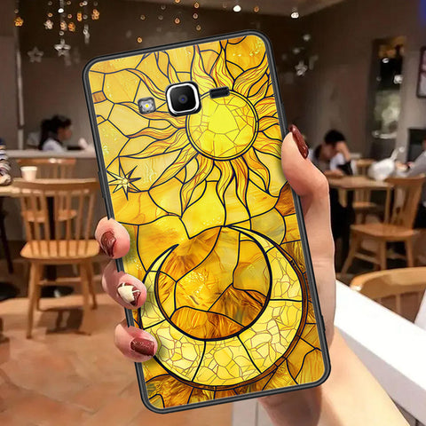 Samsung Galaxy J2 Prime Cover - Celestial Starry Universe Series  - HQ Ultra Shine Premium Infinity Glass Soft Silicon Borders Case