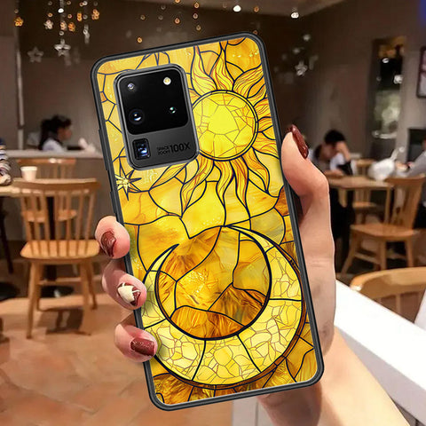 Samsung Galaxy S20 Ultra Cover - Celestial Starry Universe Series  - HQ Ultra Shine Premium Infinity Glass Soft Silicon Borders Case
