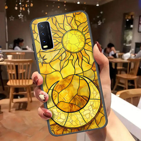 Vivo Y20s Cover - Celestial Starry Universe Series  - HQ Ultra Shine Premium Infinity Glass Soft Silicon Borders Case