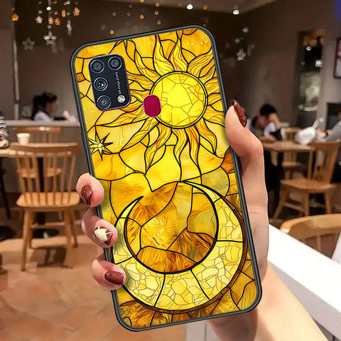 Samsung Galaxy F41 Cover - Celestial Starry Universe Series  - HQ Ultra Shine Premium Infinity Glass Soft Silicon Borders Case