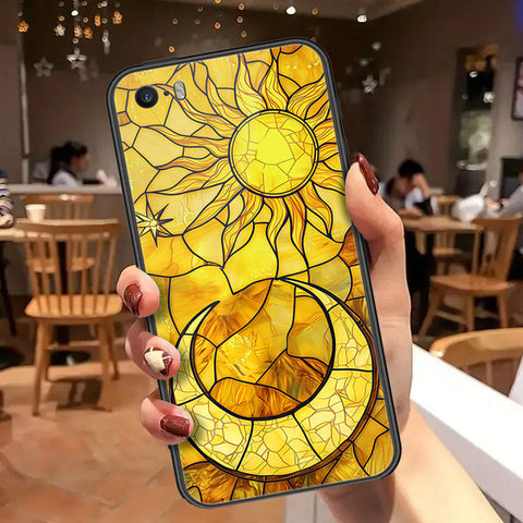iPhone SE / 5s / 5 - Celestial Starry Universe Series - HQ Ultra Shine Premium Infinity Glass Soft Silicon Borders Case