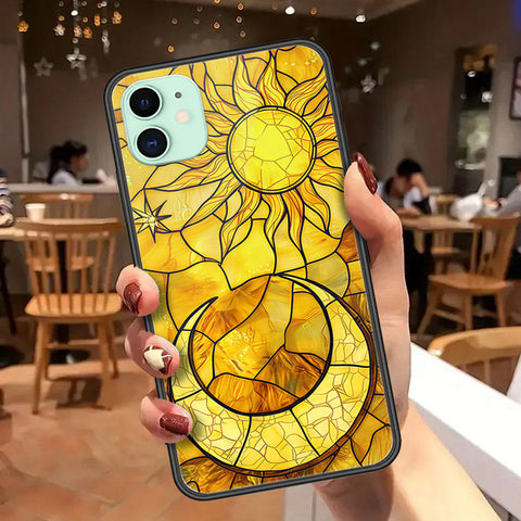 iPhone 11 - Celestial Starry Universe Series - HQ Ultra Shine Premium Infinity Glass Soft Silicon Borders Case