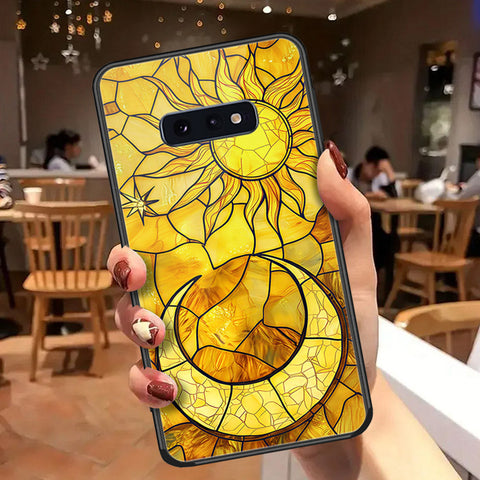Samsung Galaxy S10e Cover - Celestial Starry Universe Series  - HQ Ultra Shine Premium Infinity Glass Soft Silicon Borders Case