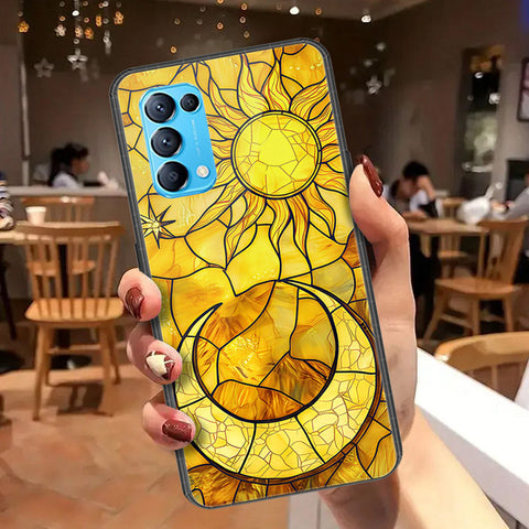 Oppo Find X3 Lite Cover - Celestial Starry Universe Series  - HQ Ultra Shine Premium Infinity Glass Soft Silicon Borders Case
