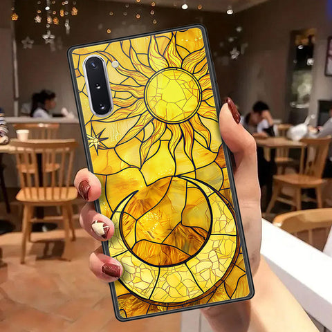 Samsung Galaxy Note 10 Cover - Celestial Starry Universe Series  - HQ Ultra Shine Premium Infinity Glass Soft Silicon Borders Case