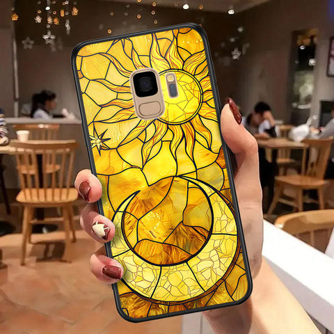 Samsung Galaxy S9 Cover - Celestial Starry Universe Series  - HQ Ultra Shine Premium Infinity Glass Soft Silicon Borders Case