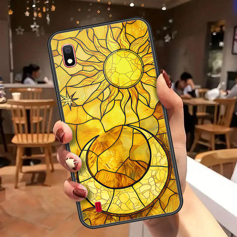 Samsung Galaxy A10 Cover - Celestial Starry Universe Series  - HQ Ultra Shine Premium Infinity Glass Soft Silicon Borders Case