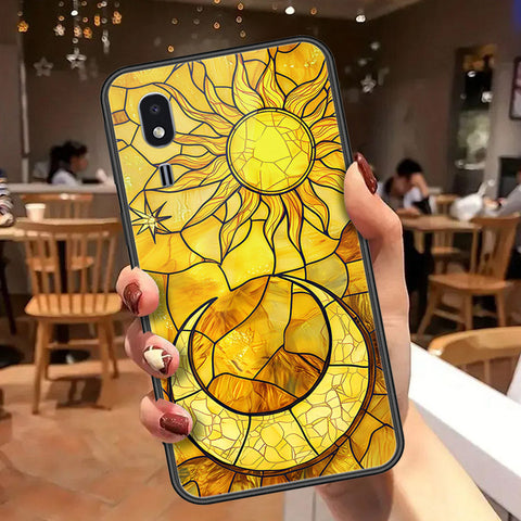 Samsung Galaxy A2 Core Cover - Celestial Starry Universe Series  - HQ Ultra Shine Premium Infinity Glass Soft Silicon Borders Case