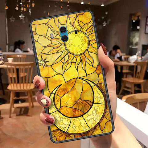 Huawei Mate 10 Cover - Celestial Starry Universe Series  - HQ Ultra Shine Premium Infinity Glass Soft Silicon Borders Case