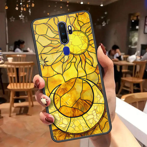 Oppo A5 2020 Cover - Celestial Starry Universe Series  - HQ Ultra Shine Premium Infinity Glass Soft Silicon Borders Case