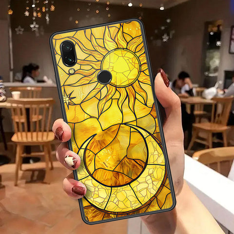 Xiaomi Redmi 7 Cover - Celestial Starry Universe Series  - HQ Ultra Shine Premium Infinity Glass Soft Silicon Borders Case