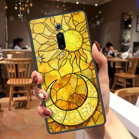 Xiaomi Mi 9T Cover - Celestial Starry Universe Series  - HQ Ultra Shine Premium Infinity Glass Soft Silicon Borders Case