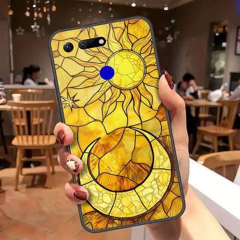Huawei Honor View 20 Cover - Celestial Starry Universe Series  - HQ Ultra Shine Premium Infinity Glass Soft Silicon Borders Case