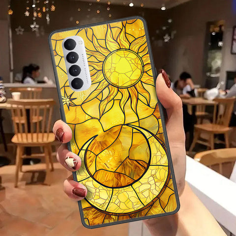 Oppo Reno 4 Pro Cover - Celestial Starry Universe Series  - HQ Ultra Shine Premium Infinity Glass Soft Silicon Borders Case