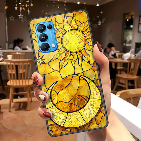 Oppo Reno 5 Pro 5G Cover - Celestial Starry Universe Series  - HQ Ultra Shine Premium Infinity Glass Soft Silicon Borders Case
