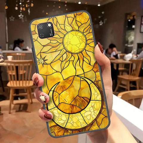 Huawei Y5p Cover - Celestial Starry Universe Series  - HQ Ultra Shine Premium Infinity Glass Soft Silicon Borders Case