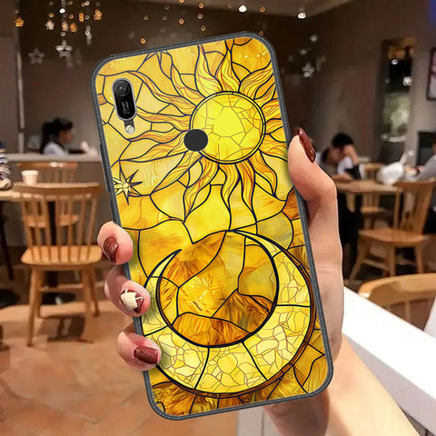 Huawei Y6s 2019 Cover - Celestial Starry Universe Series  - HQ Ultra Shine Premium Infinity Glass Soft Silicon Borders Case