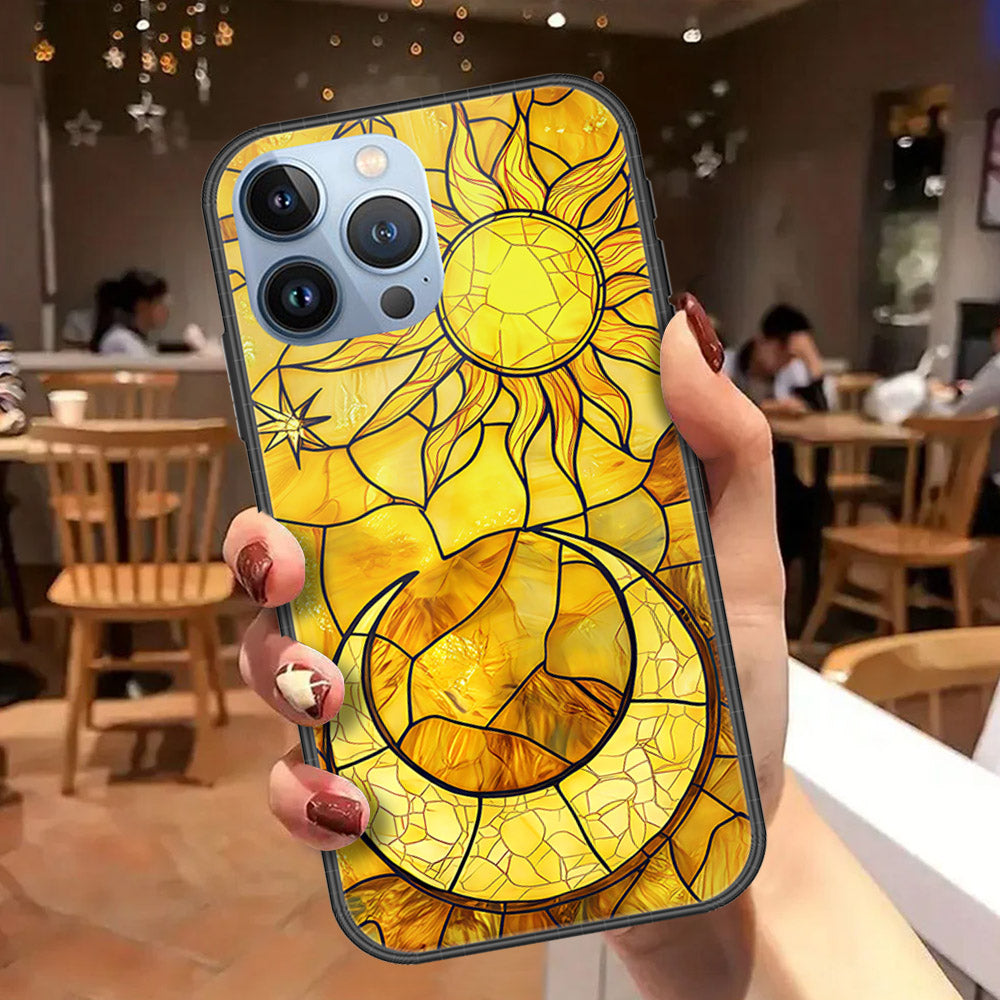 iPhone 13 Pro Max Cover - Celestial Starry Universe Series - HQ Ultra Shine Premium Infinity Glass Soft Silicon Borders Case (Fast Delivery)