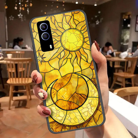 Vivo Y53s Cover - Celestial Starry Universe Series  - HQ Ultra Shine Premium Infinity Glass Soft Silicon Borders Case