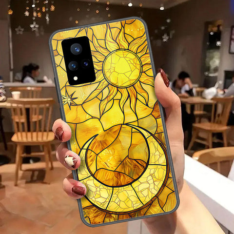 Vivo V21 Cover - Celestial Starry Universe Series  - HQ Ultra Shine Premium Infinity Glass Soft Silicon Borders Case
