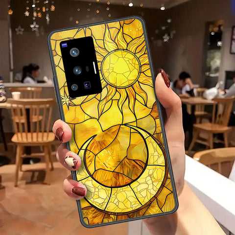 Vivo X70 Pro Cover - Celestial Starry Universe Series  - HQ Ultra Shine Premium Infinity Glass Soft Silicon Borders Case