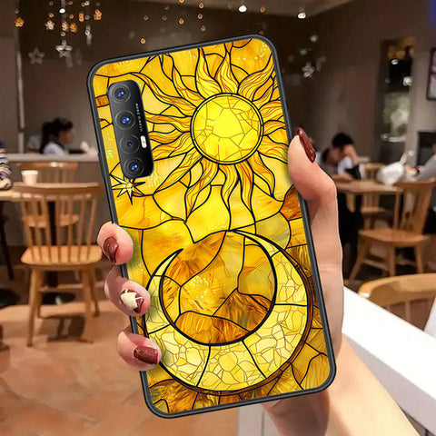 Oppo Reno 3 Pro Cover - Celestial Starry Universe Series  - HQ Ultra Shine Premium Infinity Glass Soft Silicon Borders Case