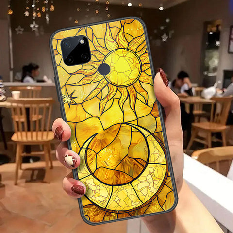 Realme C25Y Cover - Celestial Starry Universe Series  - HQ Ultra Shine Premium Infinity Glass Soft Silicon Borders Case
