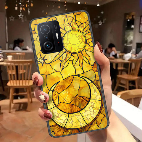 Xiaomi 11T Pro Cover - Celestial Starry Universe Series  - HQ Ultra Shine Premium Infinity Glass Soft Silicon Borders Case