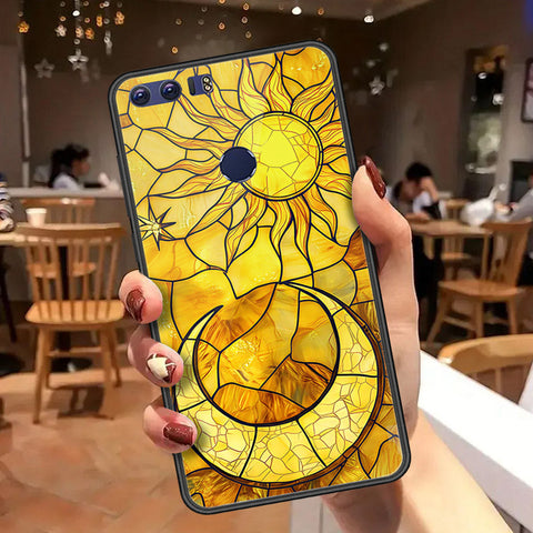 Huawei Honor 8 Cover - Celestial Starry Universe Series  - HQ Ultra Shine Premium Infinity Glass Soft Silicon Borders Case