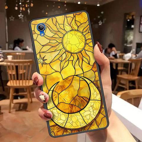 Vivo Y1s Cover - Celestial Starry Universe Series  - HQ Ultra Shine Premium Infinity Glass Soft Silicon Borders Case