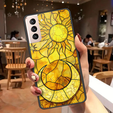 Samsung Galaxy S21 FE 5G Cover - Celestial Starry Universe Series  - HQ Ultra Shine Premium Infinity Glass Soft Silicon Borders Case