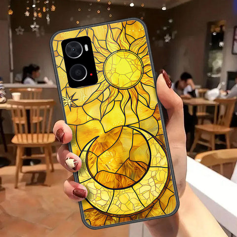 Oppo A76 Cover - Celestial Starry Universe Series  - HQ Ultra Shine Premium Infinity Glass Soft Silicon Borders Case