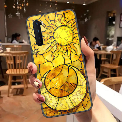 OnePlus Nord Cover - Celestial Starry Universe Series  - HQ Ultra Shine Premium Infinity Glass Soft Silicon Borders Case