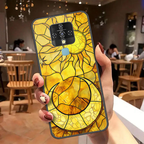 Tecno Camon 16 SE Cover - Celestial Starry Universe Series  - HQ Ultra Shine Premium Infinity Glass Soft Silicon Borders Case