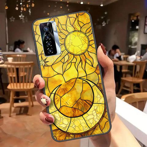 Tecno Camon 17 Pro Cover - Celestial Starry Universe Series  - HQ Ultra Shine Premium Infinity Glass Soft Silicon Borders Case