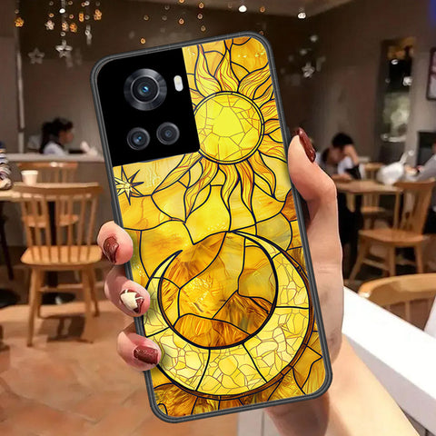 OnePlus 10R Cover - Celestial Starry Universe Series  - HQ Ultra Shine Premium Infinity Glass Soft Silicon Borders Case