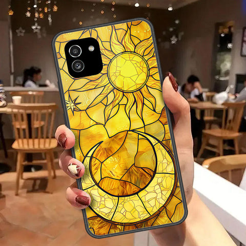 Samsung Galaxy A03 Cover - Celestial Starry Universe Series  - HQ Ultra Shine Premium Infinity Glass Soft Silicon Borders Case