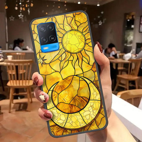Oppo A54 4G Cover - Celestial Starry Universe Series  - HQ Ultra Shine Premium Infinity Glass Soft Silicon Borders Case