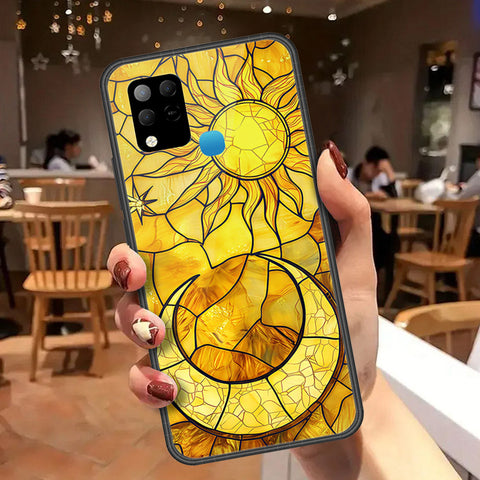 Infinix Hot 10s Cover - Celestial Starry Universe Series  - HQ Ultra Shine Premium Infinity Glass Soft Silicon Borders Case