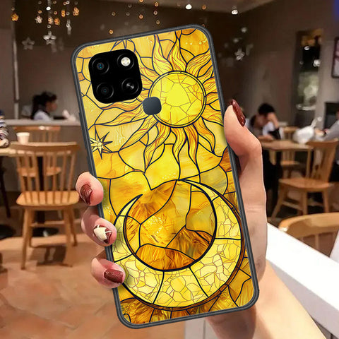 Infinix Smart 6 Cover - ONation Persian Rugs Series 2 - HQ Ultra Shine Premium Infinity Glass Soft Silicon Borders Case