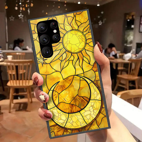 Samsung Galaxy S23 Ultra 5G Cover - Celestial Starry Universe Series  - HQ Ultra Shine Premium Infinity Glass Soft Silicon Borders Case