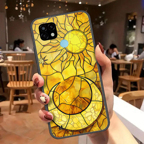 Realme C21 Cover - Celestial Starry Universe Series  - HQ Ultra Shine Premium Infinity Glass Soft Silicon Borders Case