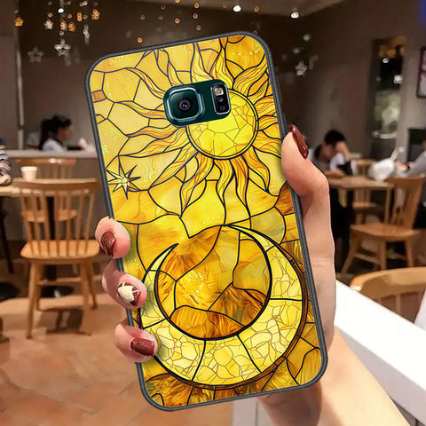 Samsung Galaxy S6 Edge Plus Cover - Celestial Starry Universe Series  - HQ Ultra Shine Premium Infinity Glass Soft Silicon Borders Case