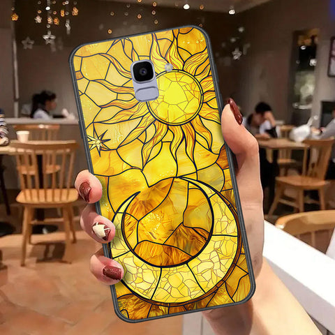 Samsung Galaxy J6 Cover - Celestial Starry Universe Series  - HQ Ultra Shine Premium Infinity Glass Soft Silicon Borders Case